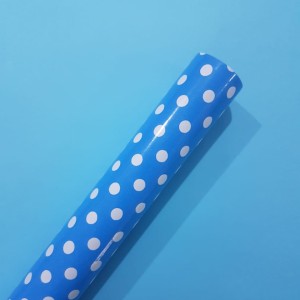 PAPEL A LUNARES CELESTE